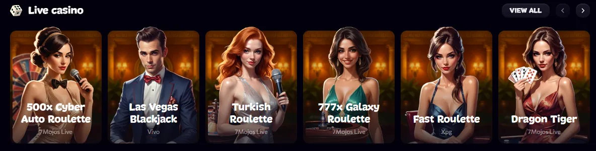 casino en direct aphrodite